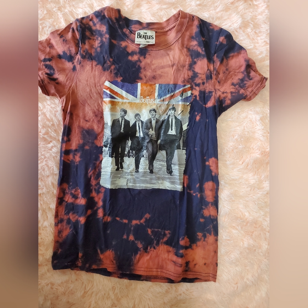 Beatles Tie Dye Tshirt Size Small